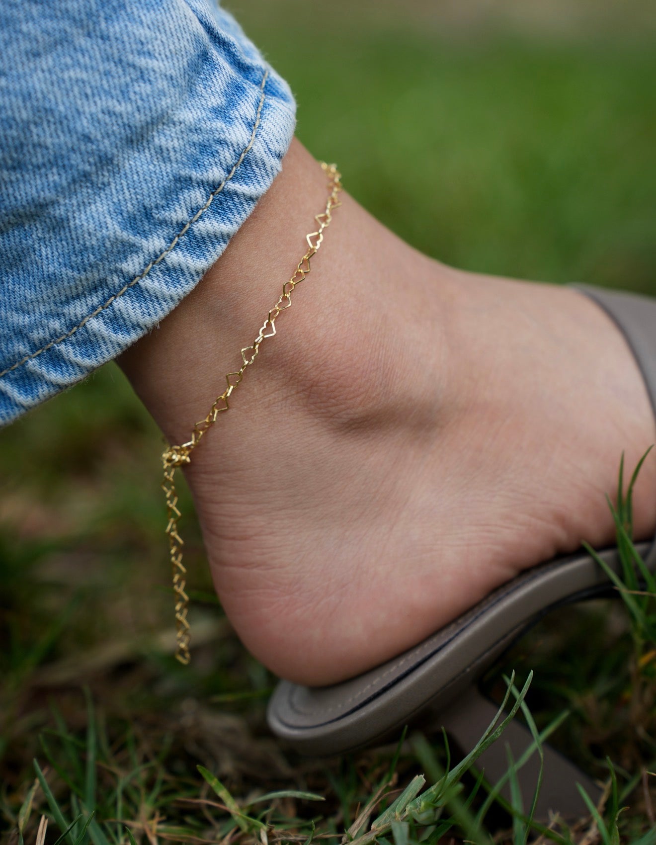 Juliet Heart Anklet