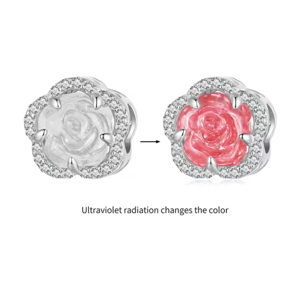 UV-Light Carnation Charm