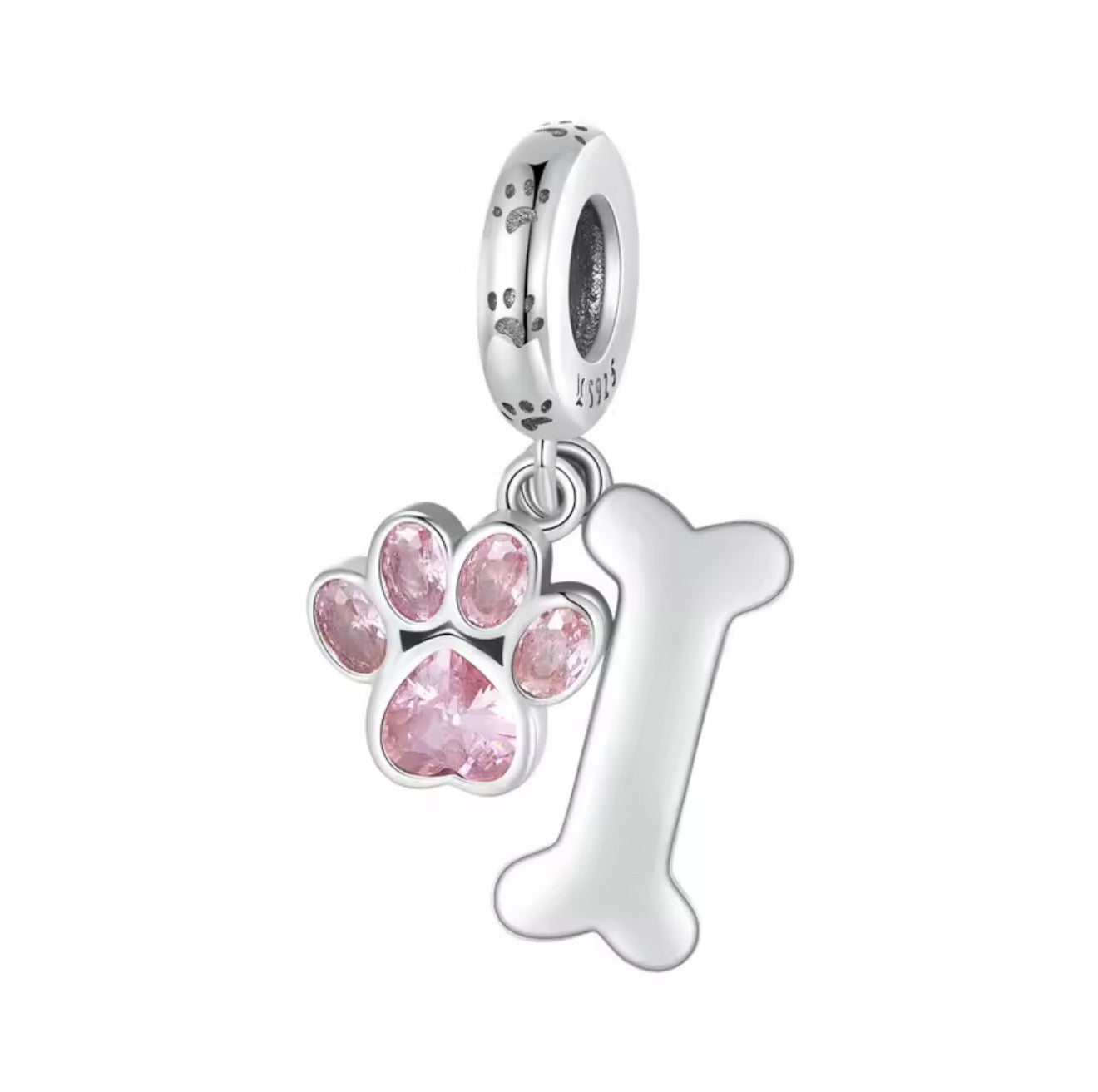 Skye Paw Charm - Pink