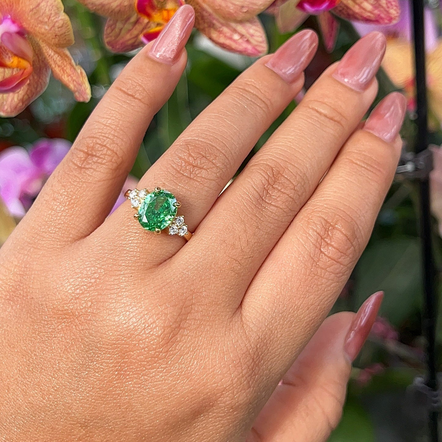 Amabel Emerald Gold Ring