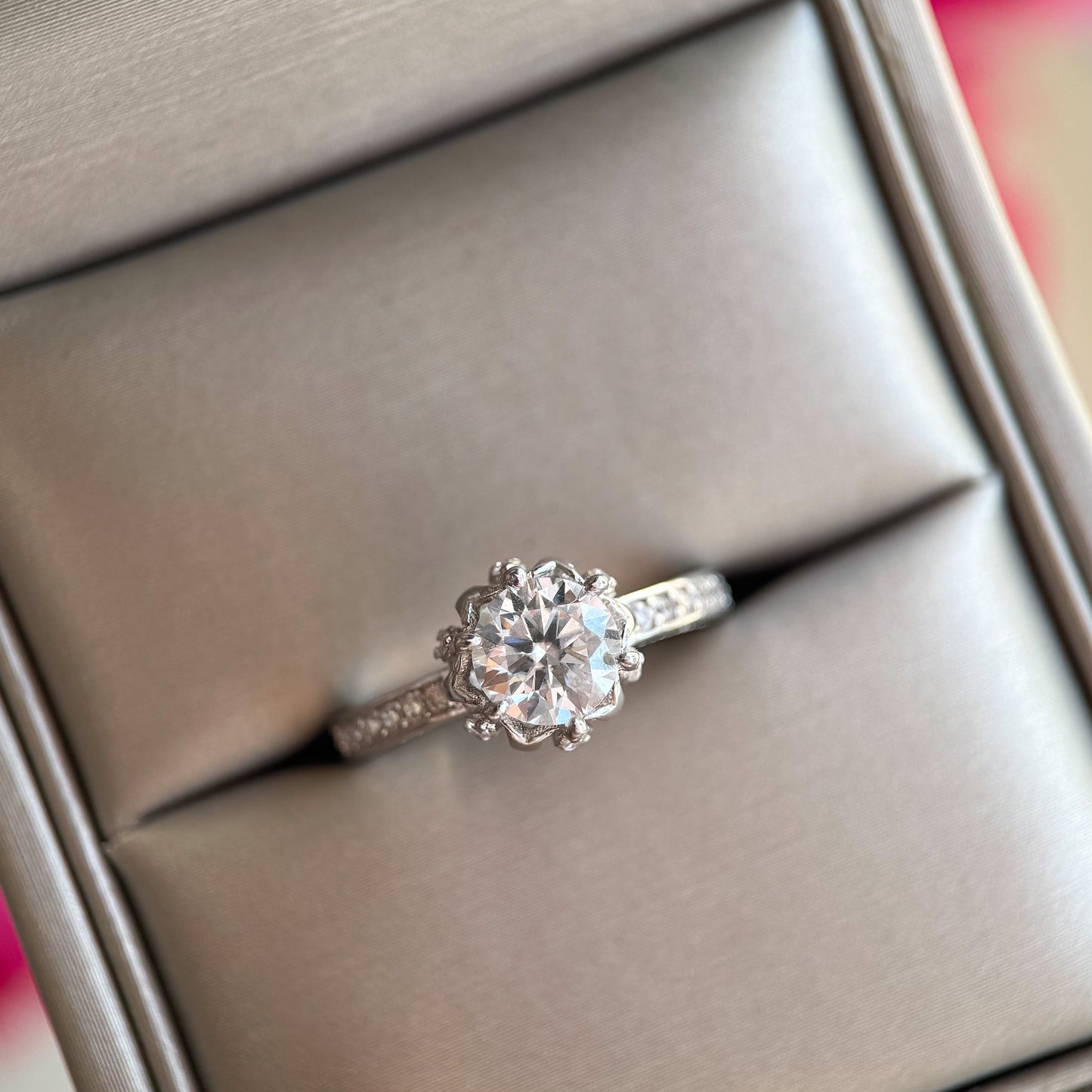 Vitali Moissanite Ring