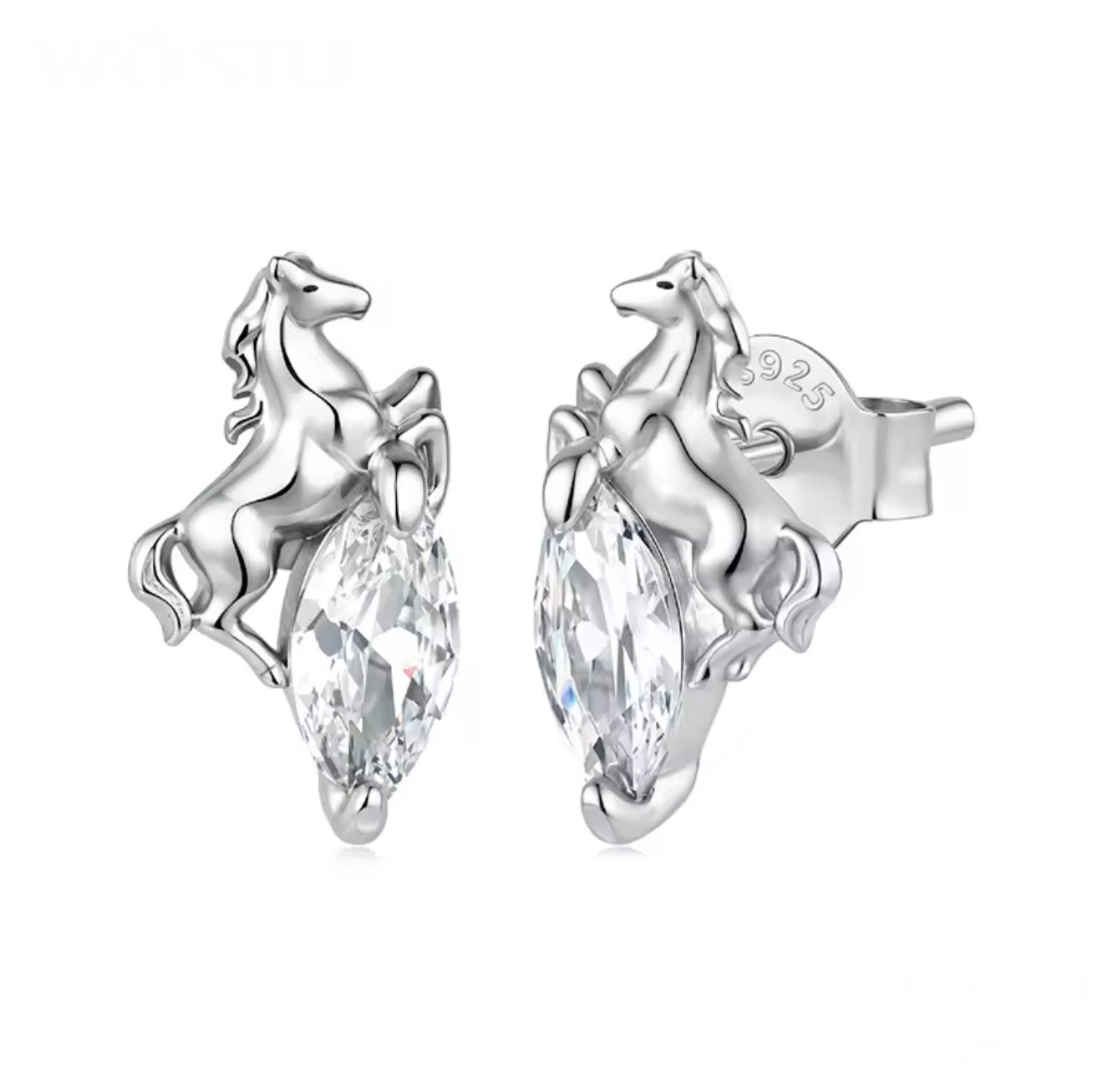 Moonbeam Unicorn Studs
