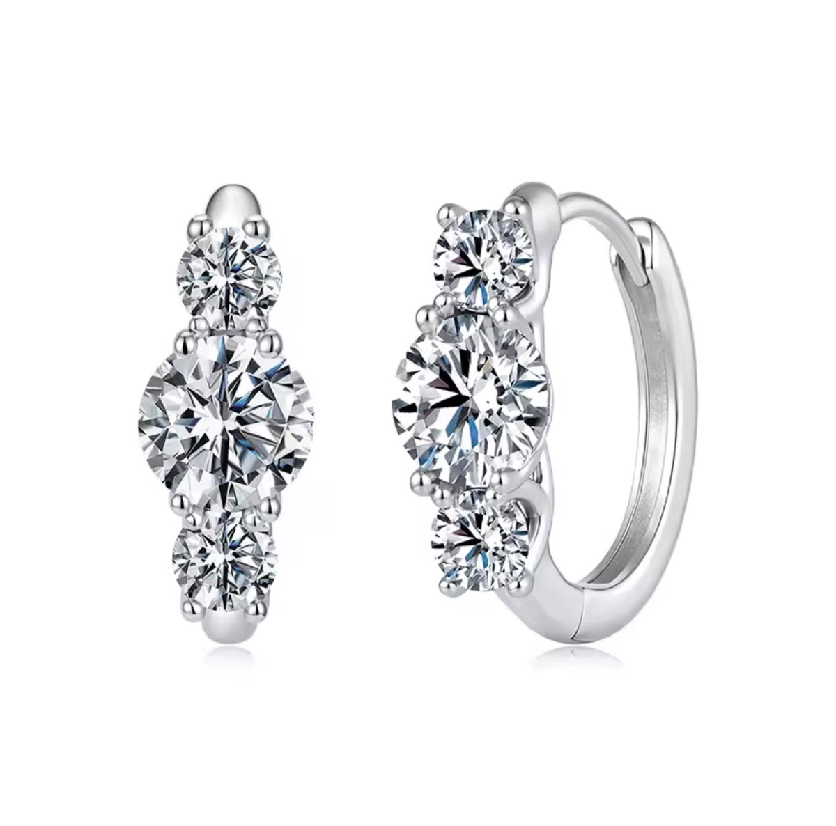 Nikola Moissanite Earrings