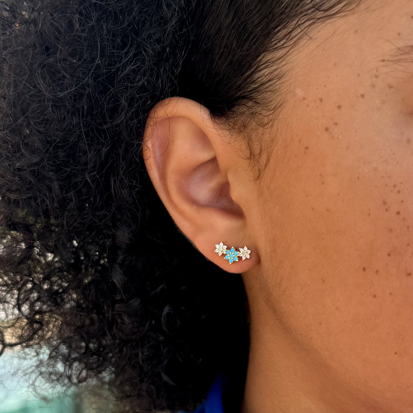 Celia Ear Climbers - Multicolour
