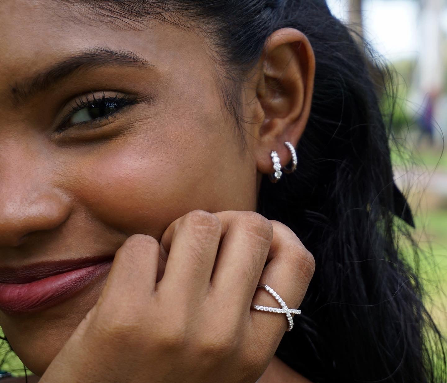 Analia Moissanite Ring