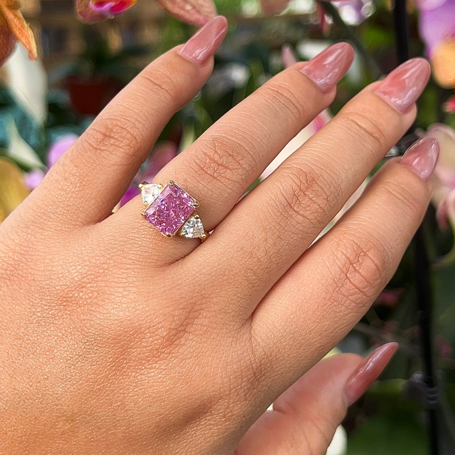 Kassidy Pink Gold Ring