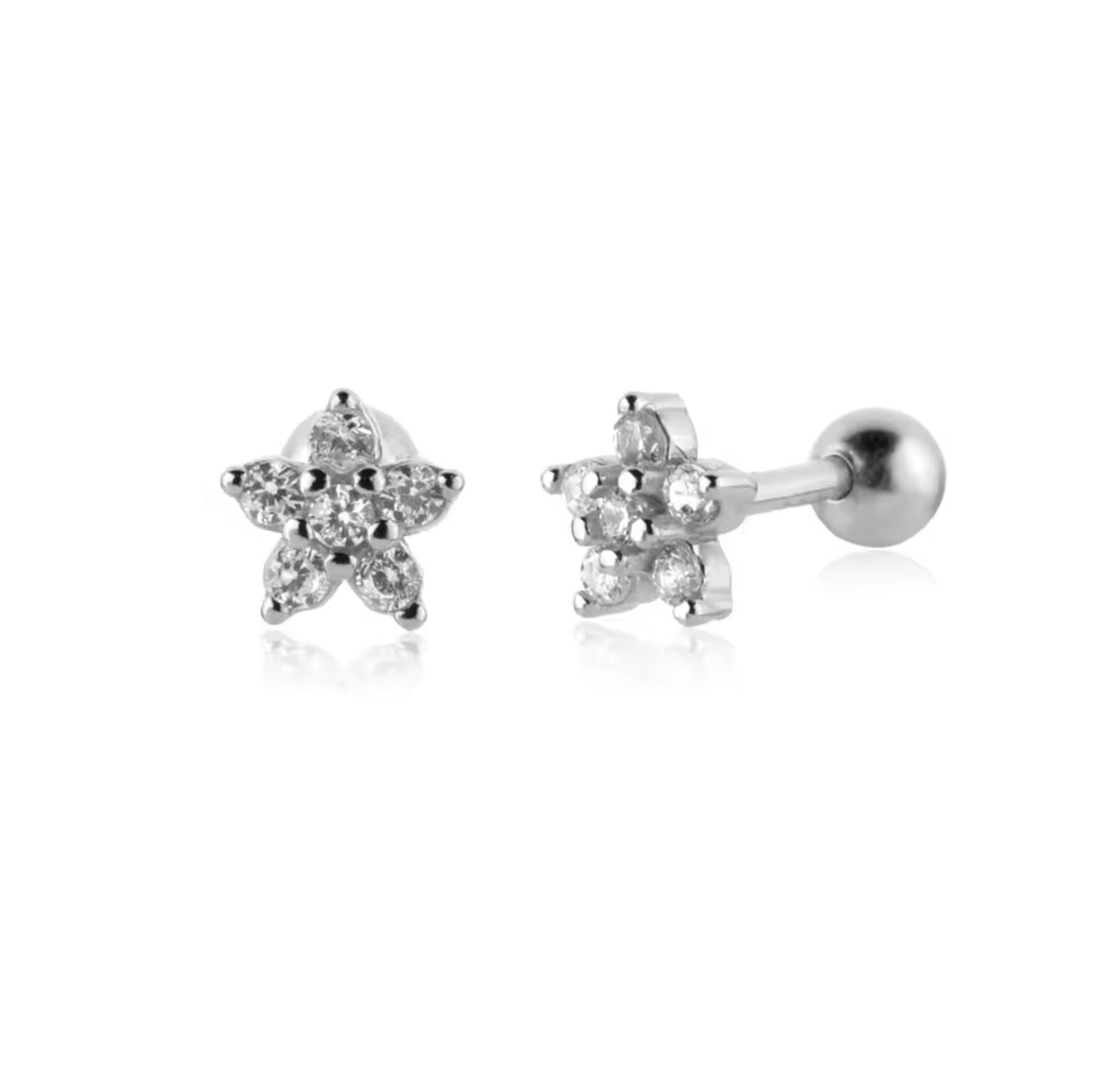 Dalia Flower Studs