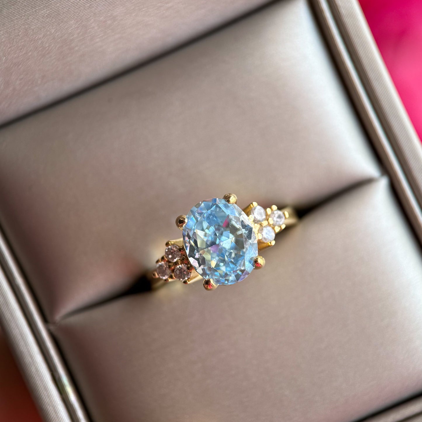 Amabel Aquamarine Ring