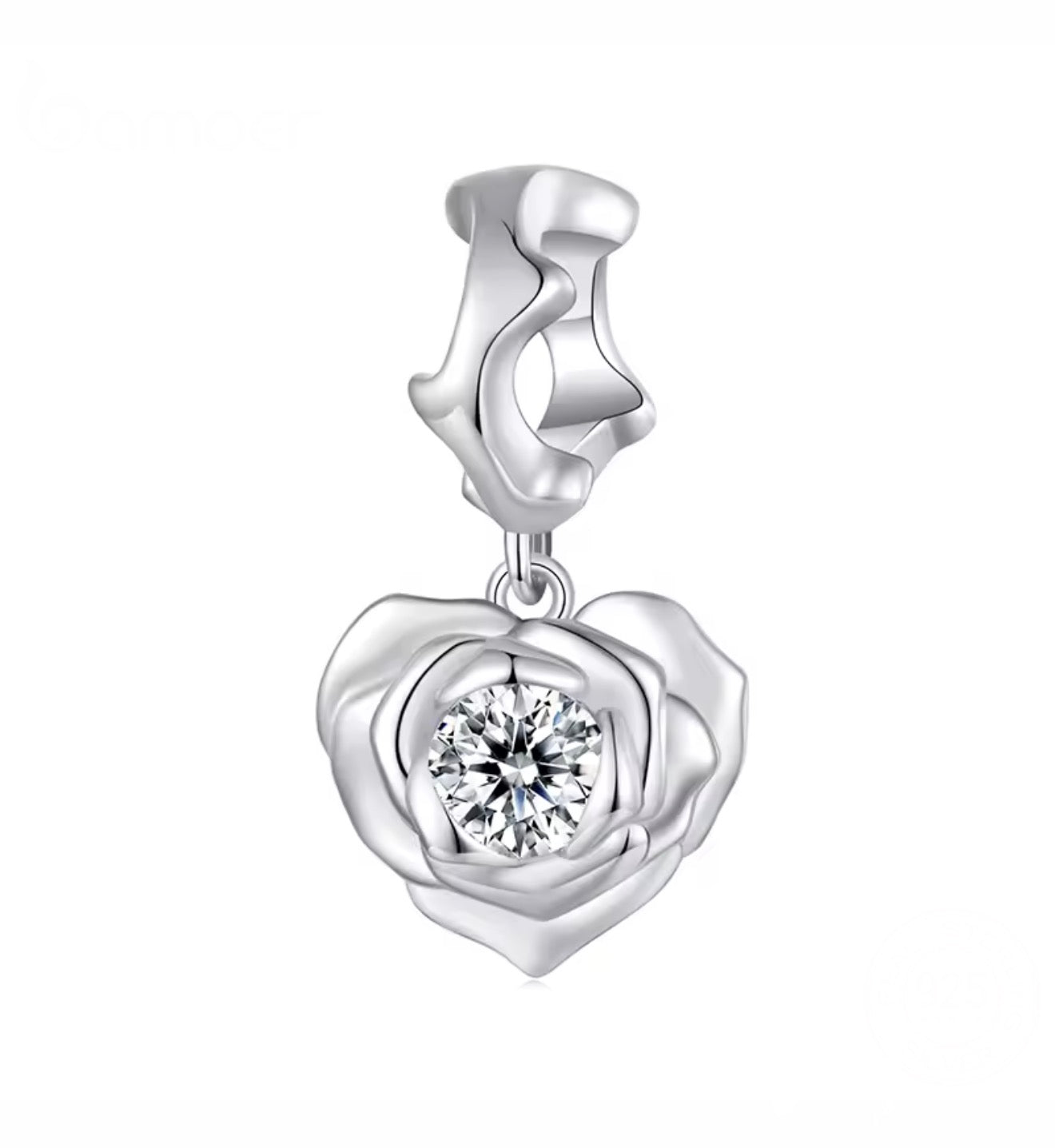 Fiore Rose Charm