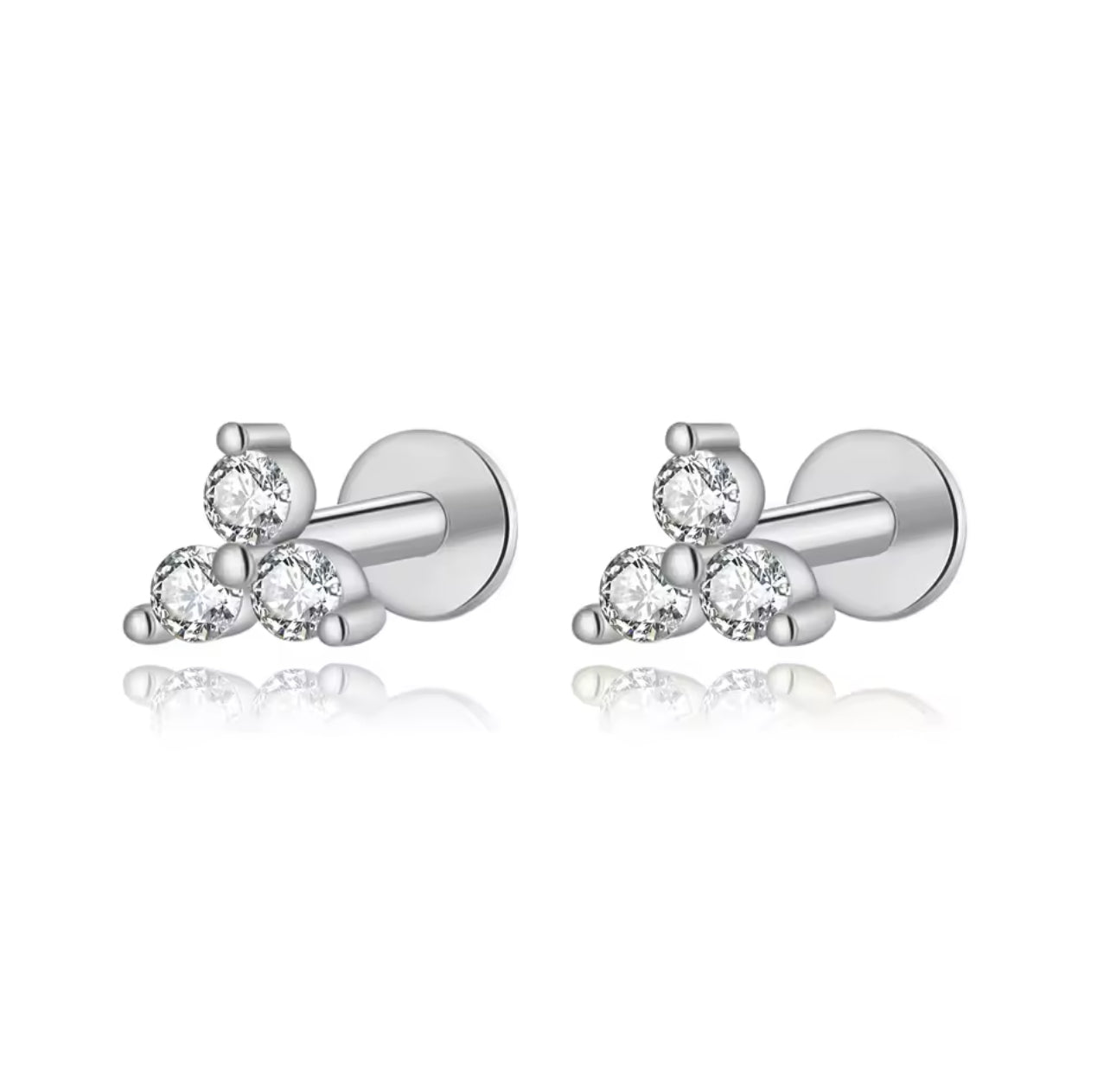 Venus flat-back Stud Earrings