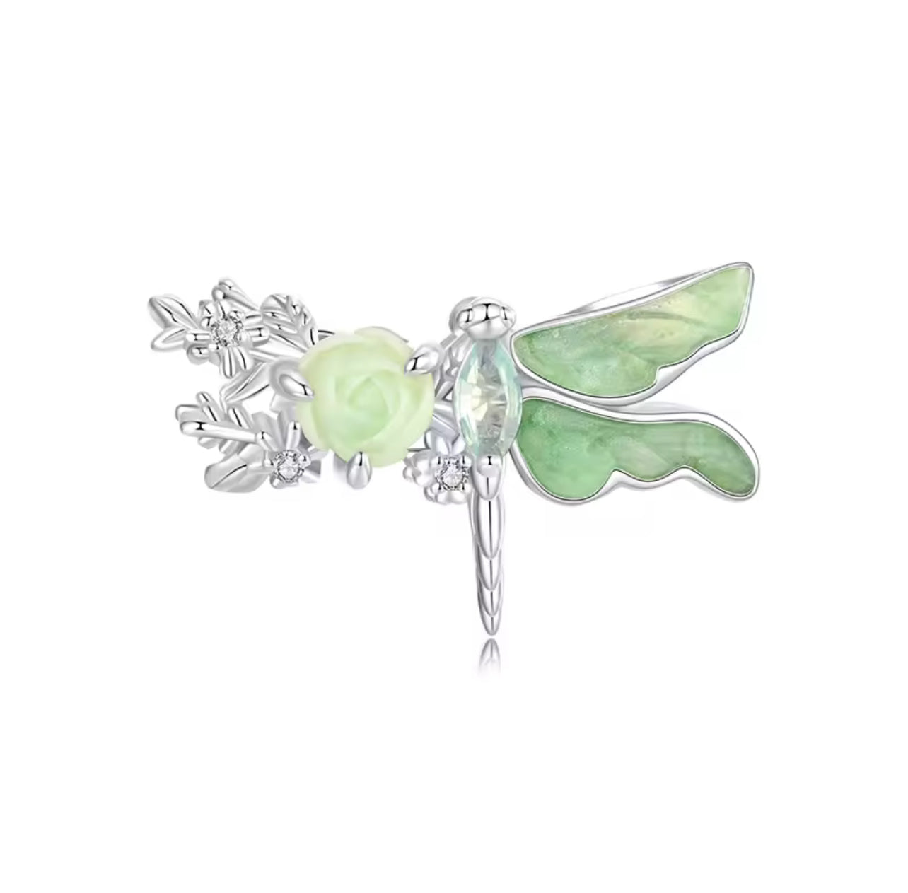 Jade Flutter Charm