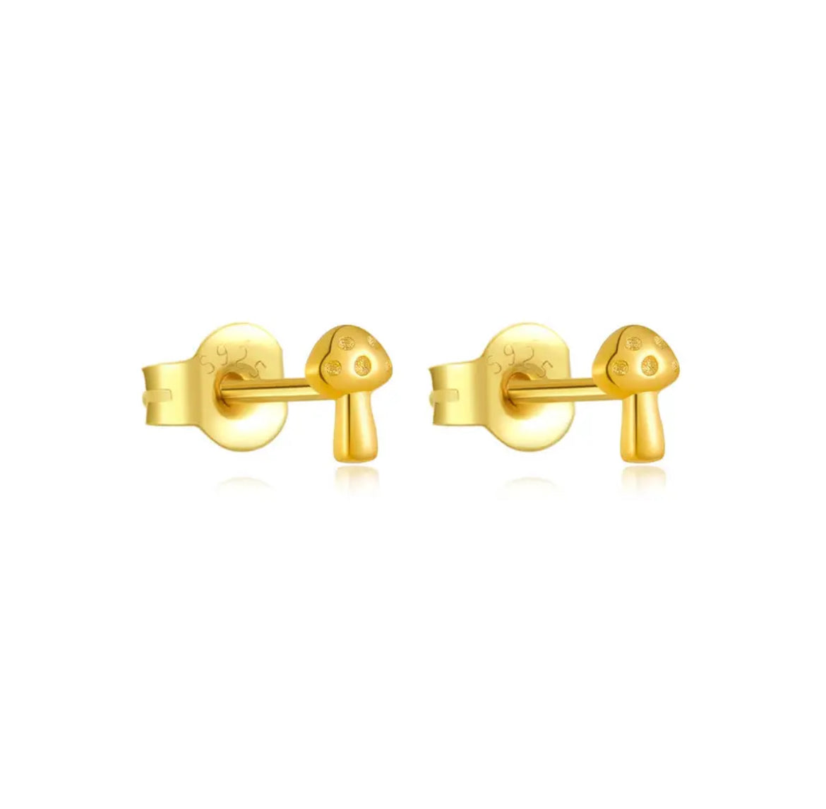 Mushroom Stud Earrings