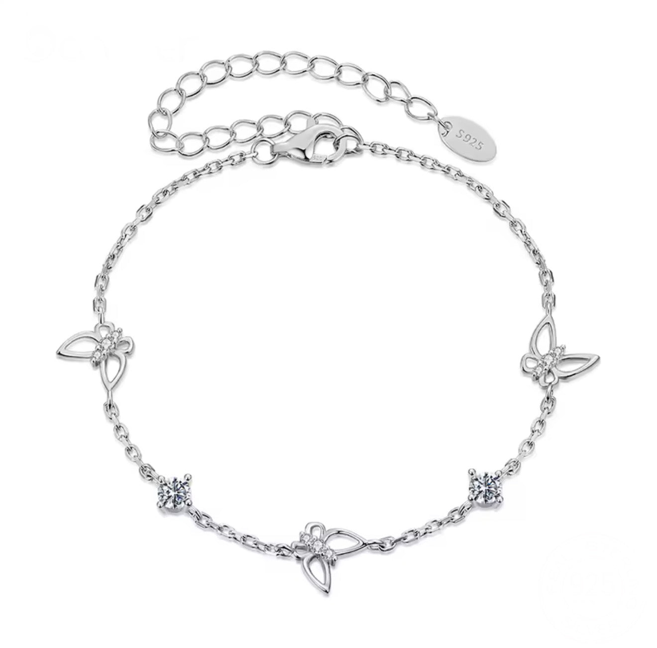 Naveah Butterfly Moissanite Bracelet