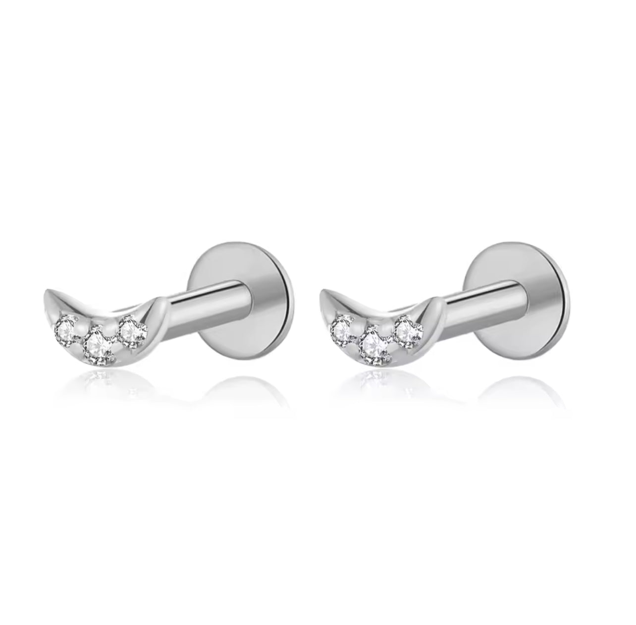 Aysel Flat-back Stud Earrings