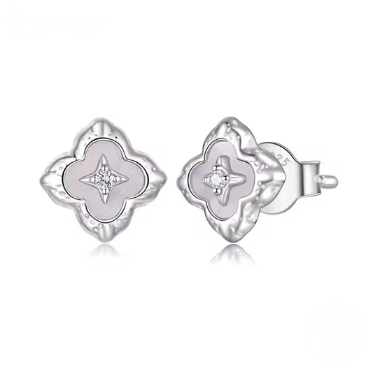 Azura Moissanite Stud Earrings