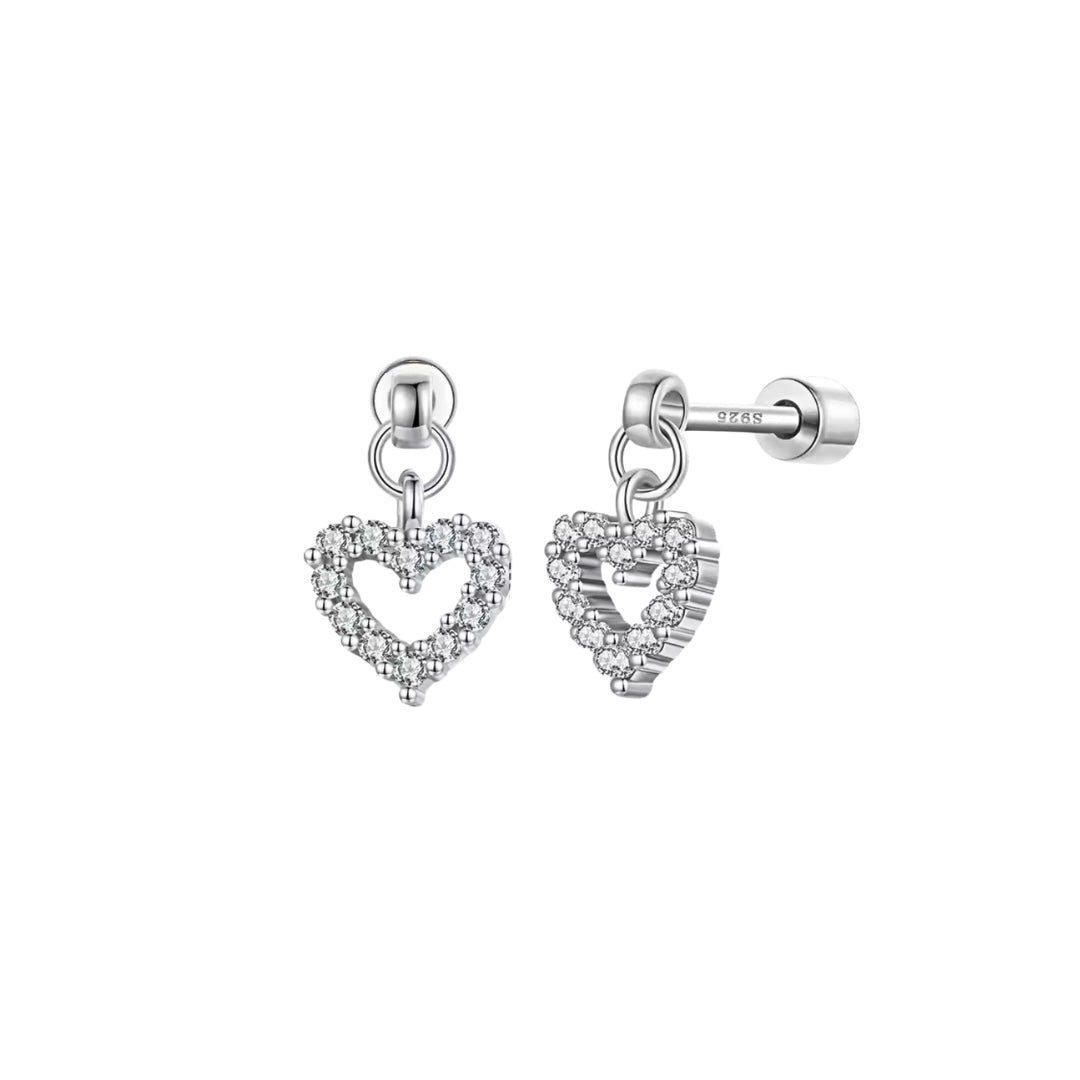 Betty Heart Studs