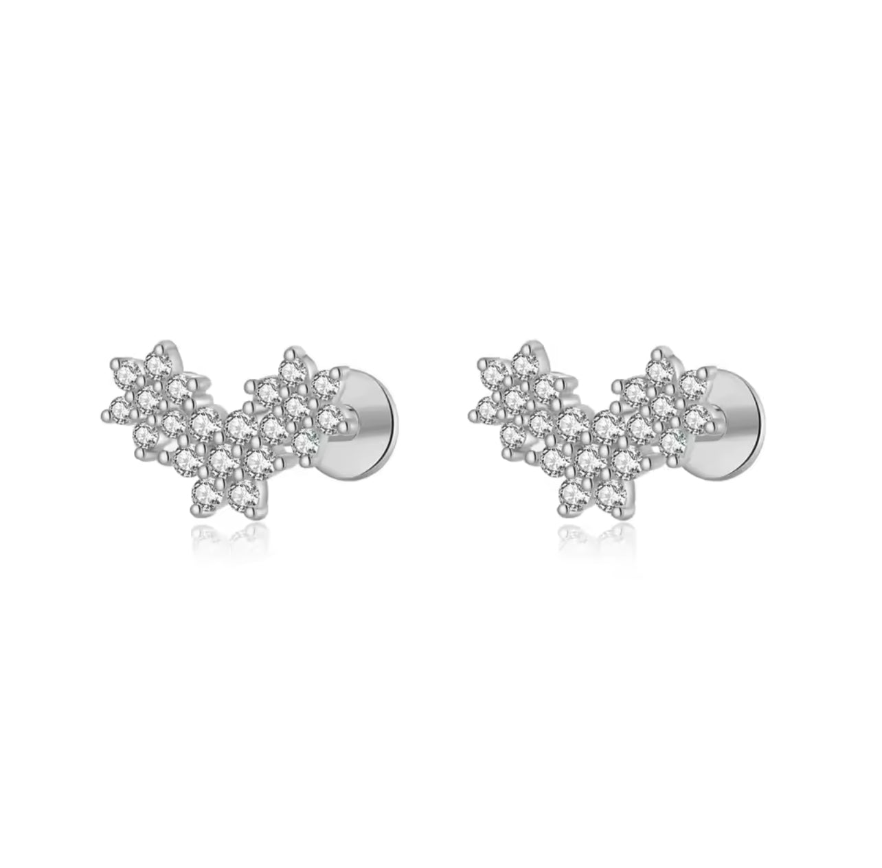 Celia Flat-back Stud Earrings