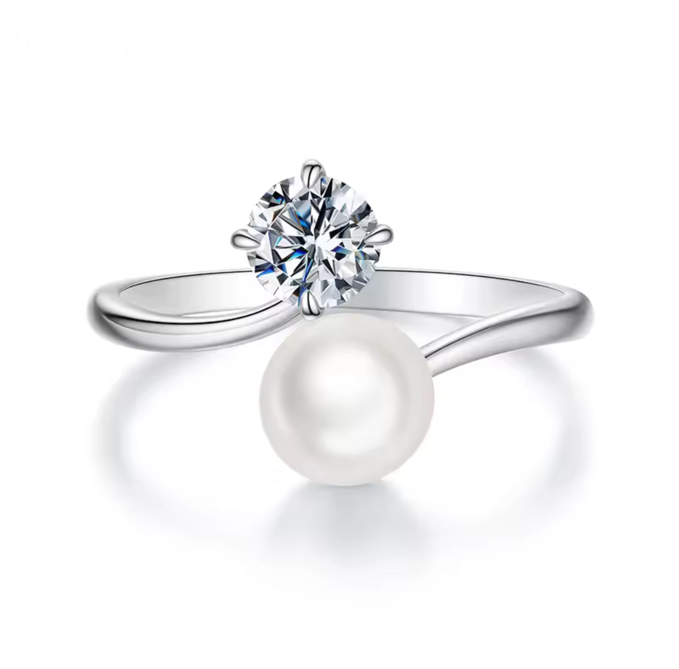 Danique 0.5ct Moissanite Ring