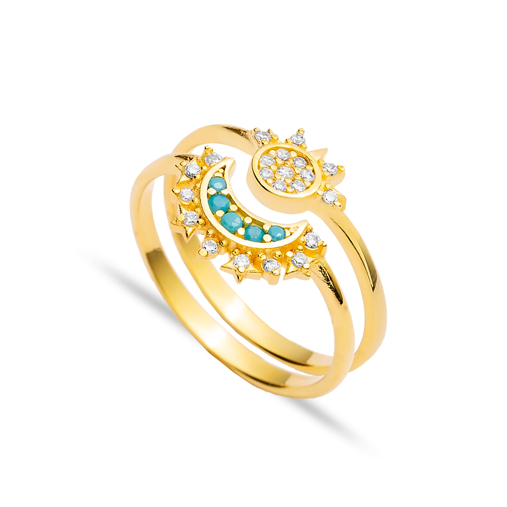 Esmeray (Sun & Moon) Ring Set