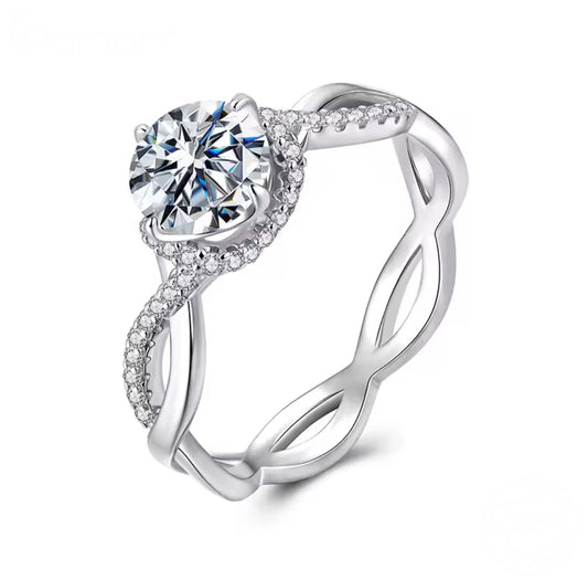 Heiress 1ct Moissanite Ring