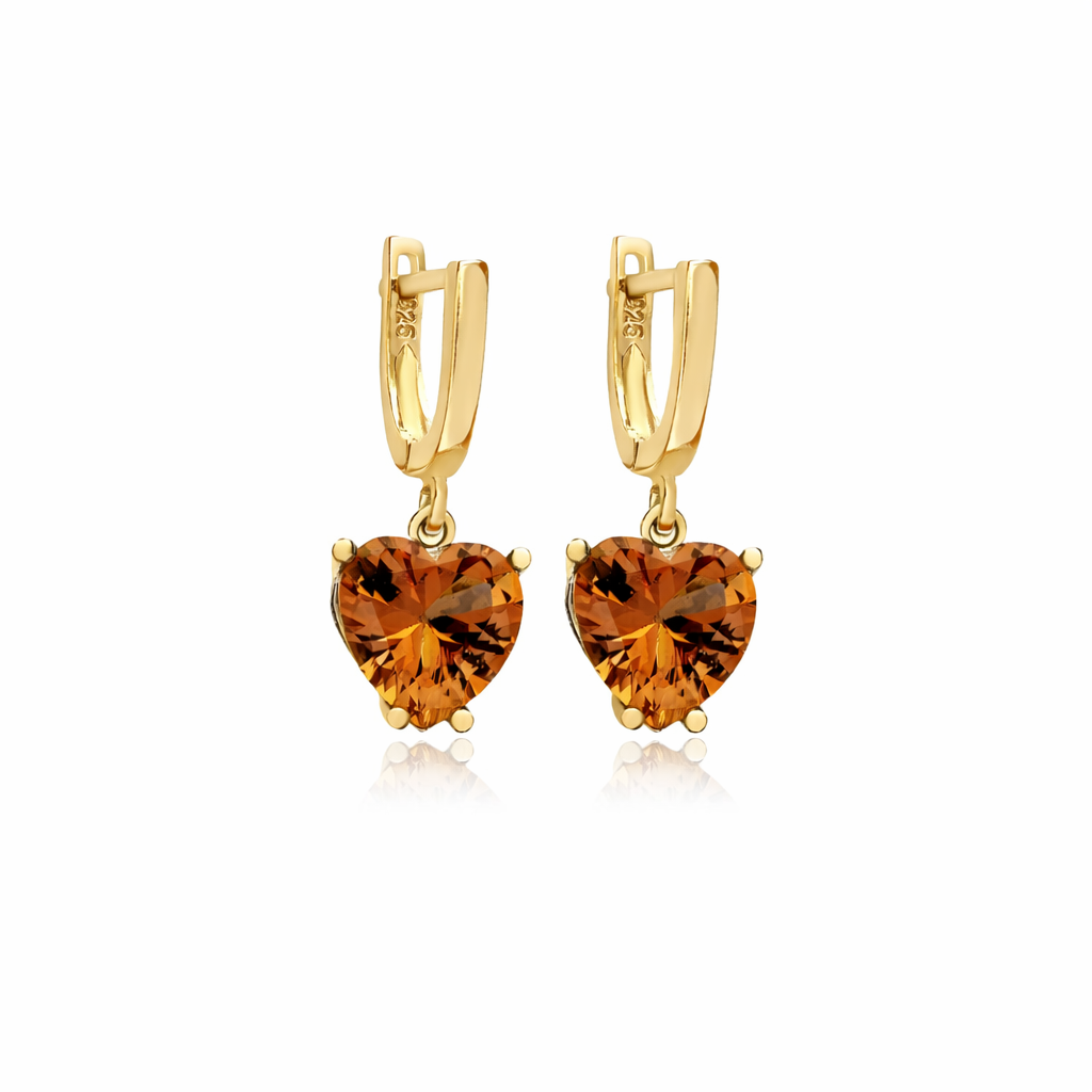 Kayla Zultanite Heart Earrings