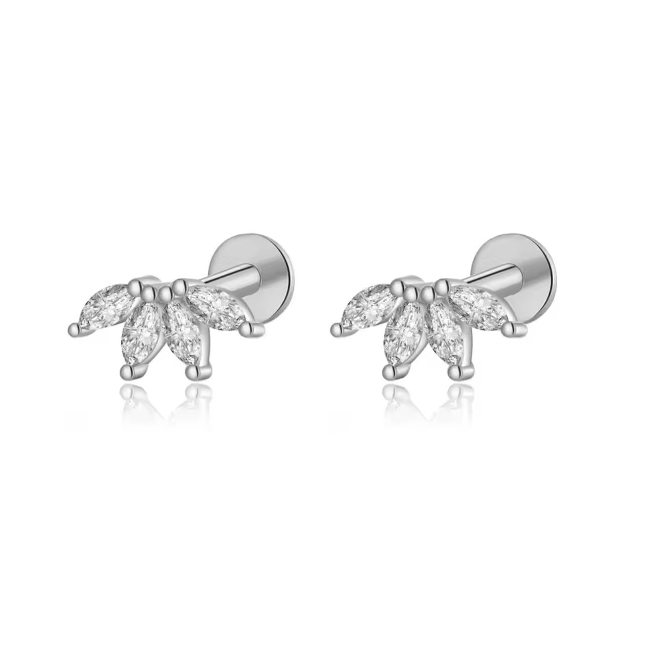 Kelsi Flat-back Stud Earrings