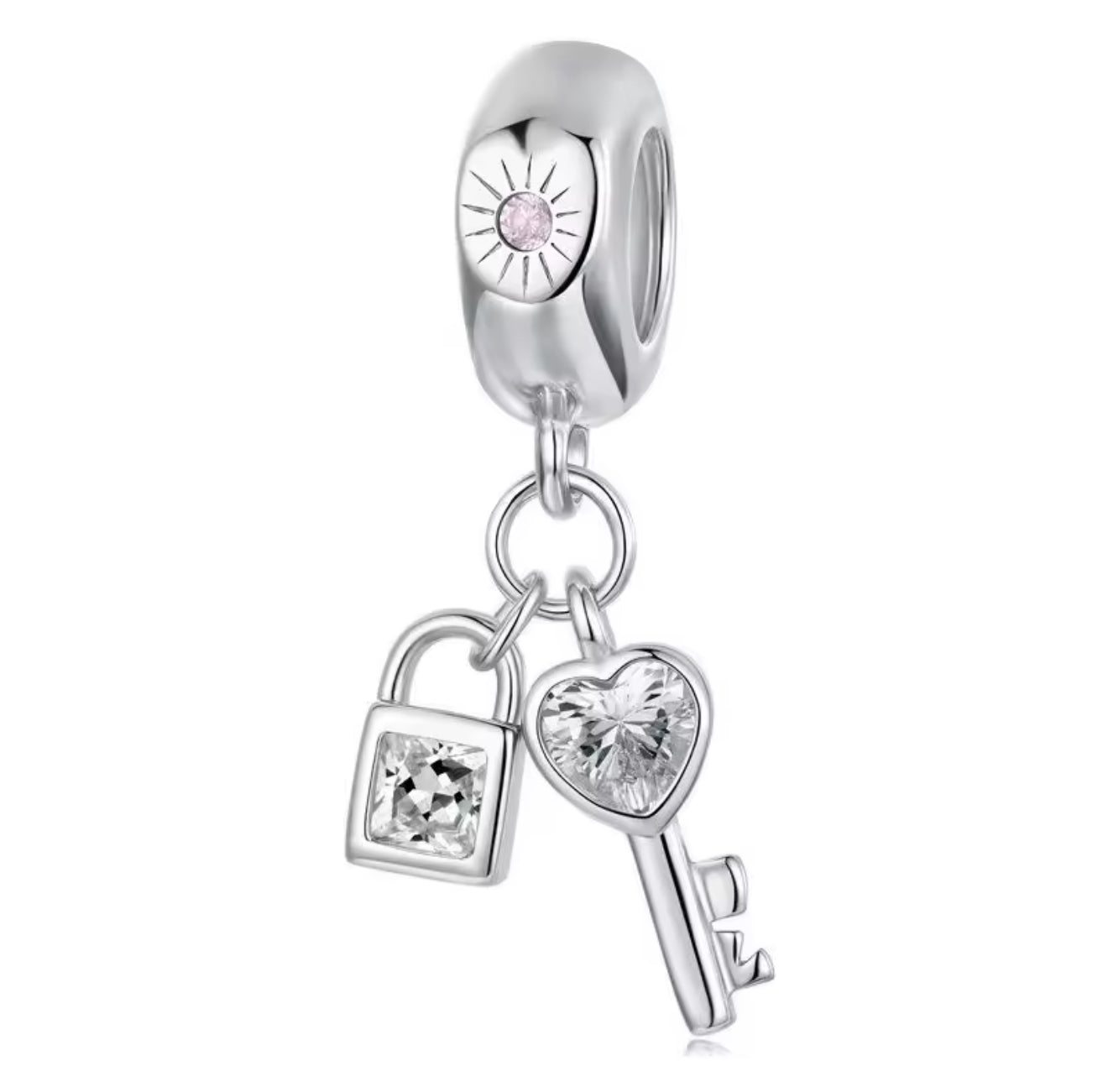 Lock & Key Charm