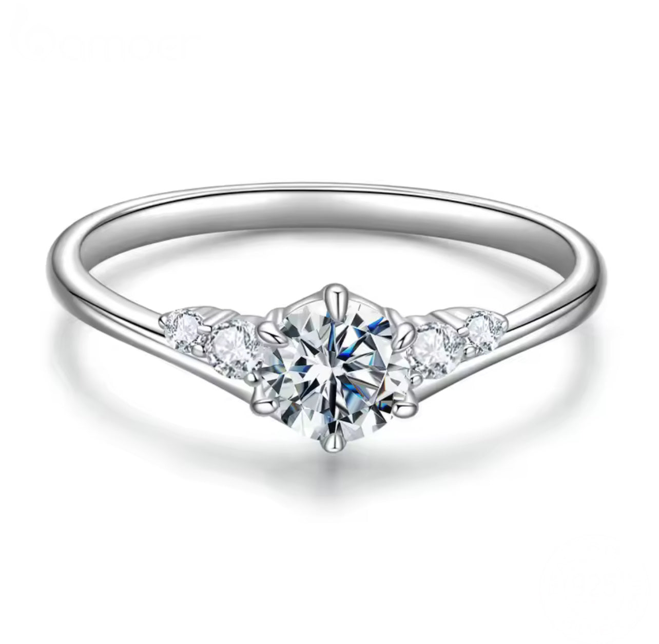 Lorenza 0.6ct Moissanite Ring