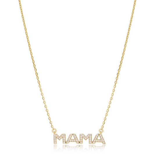 MAMA Uppercase Necklace