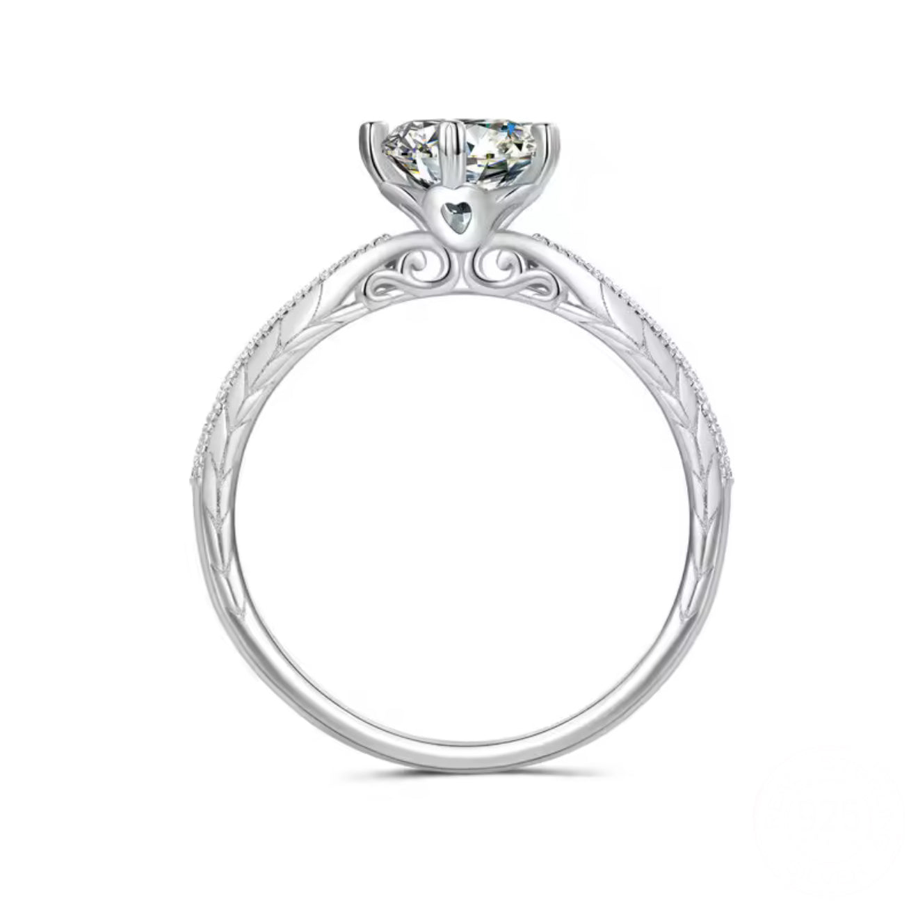 Olivia 1ct Moissanite Ring