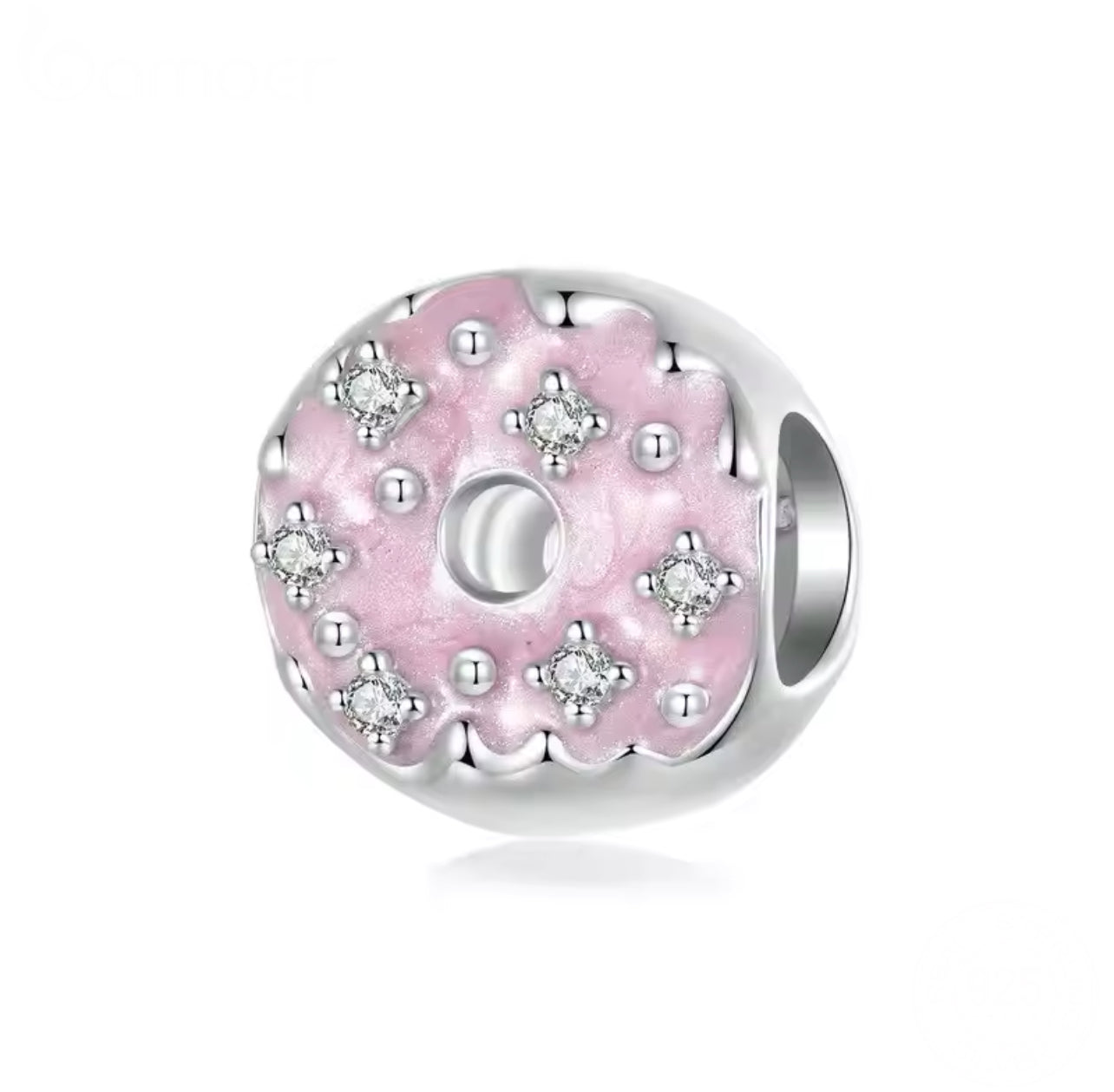 Pink Donut Charm