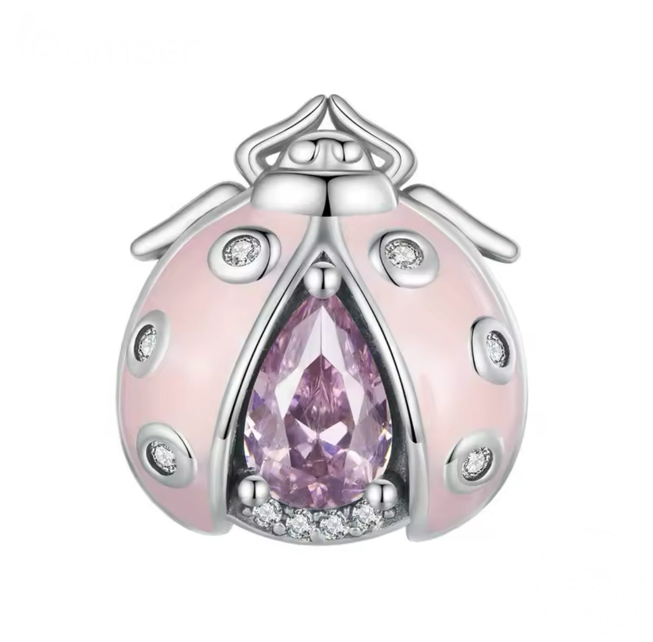 Pink Ladybug Charm