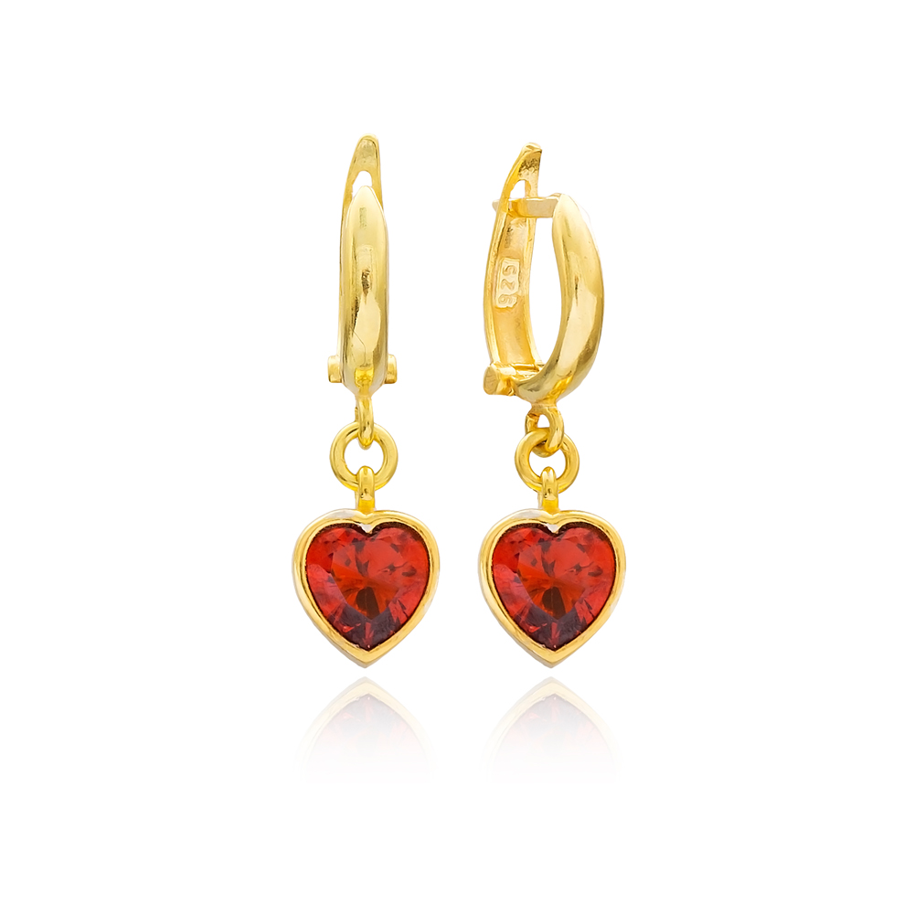 Vivienne Garnet Earrings