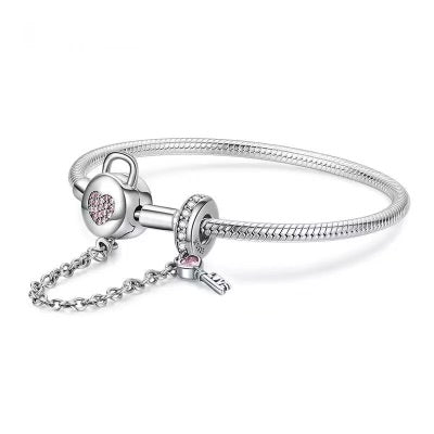 Locked in Love Charm Bracelet