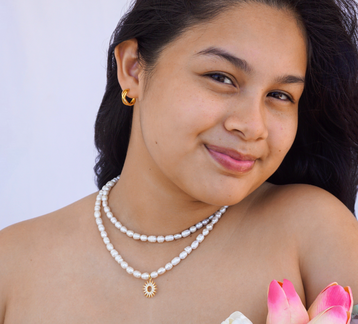 Beatrix Chunky Pearl Necklace
