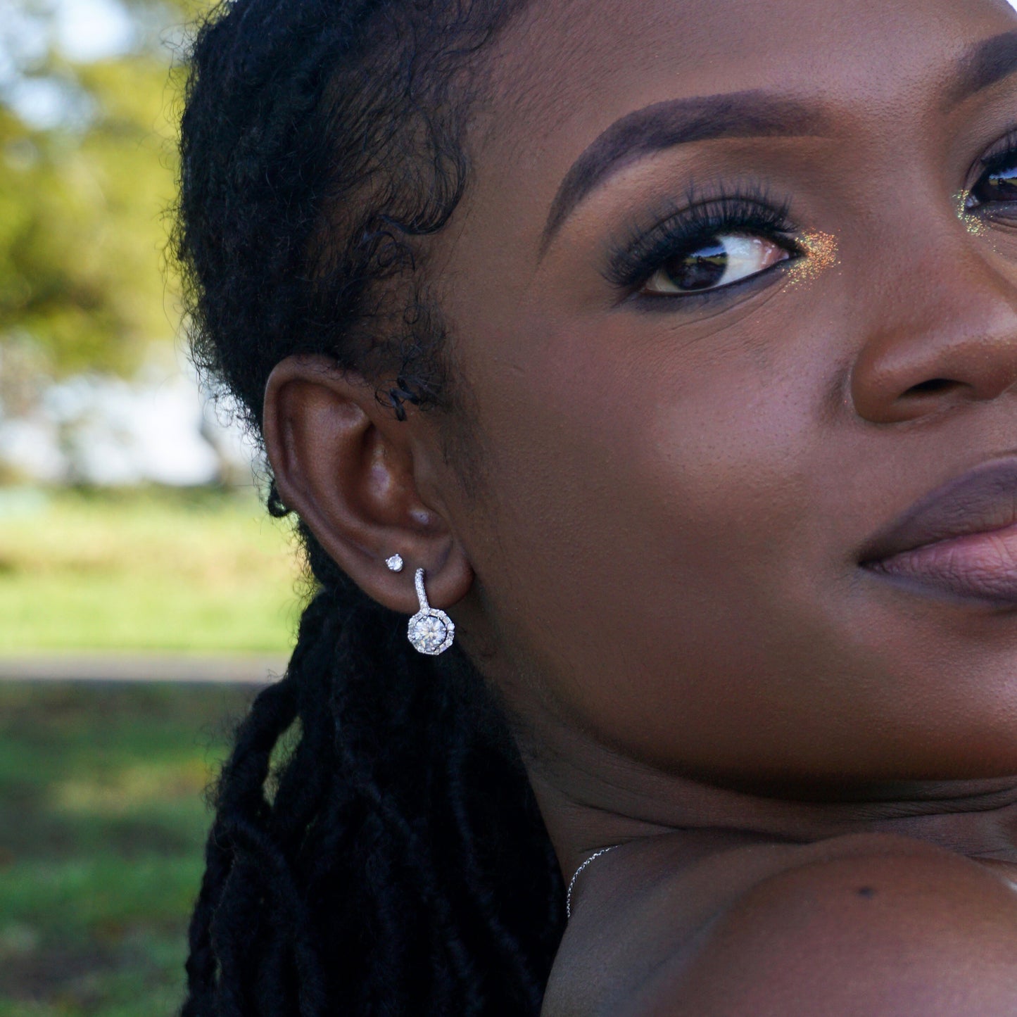 Stephania Moissanite Earrings
