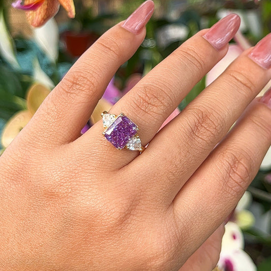 Kassidy Purple Ring (Gold)