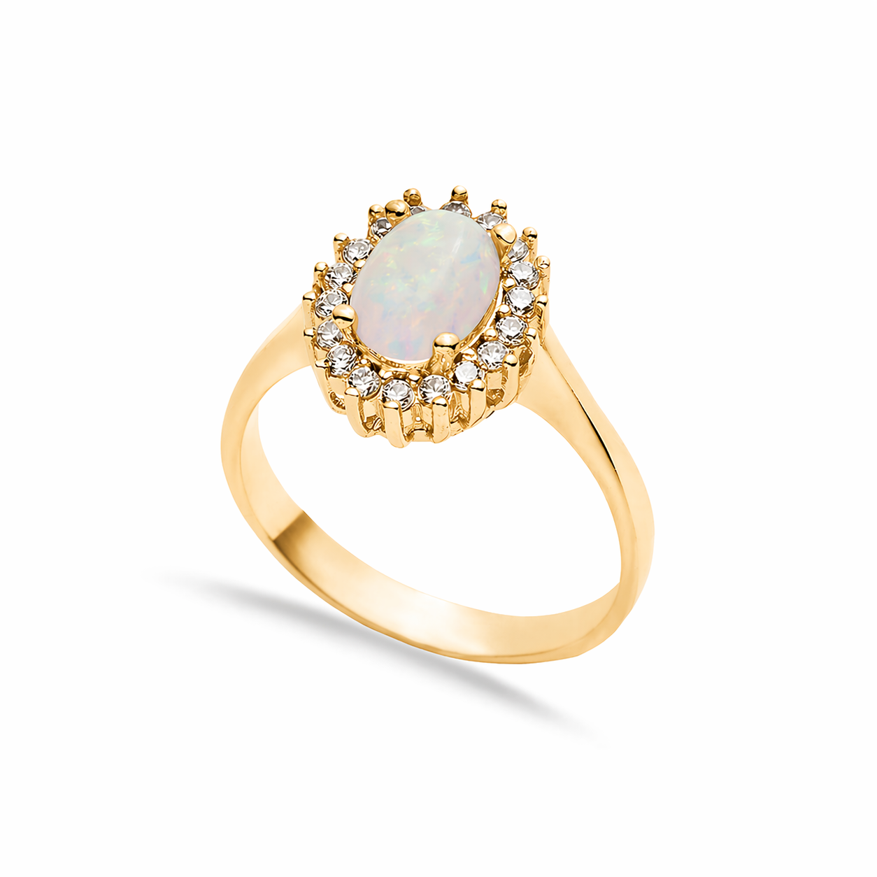Andrea White Opal Ring