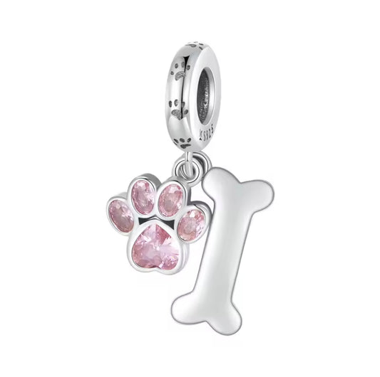 Skye Paw Charm - Pink