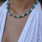 Tulum Turquoise Pearl Necklace