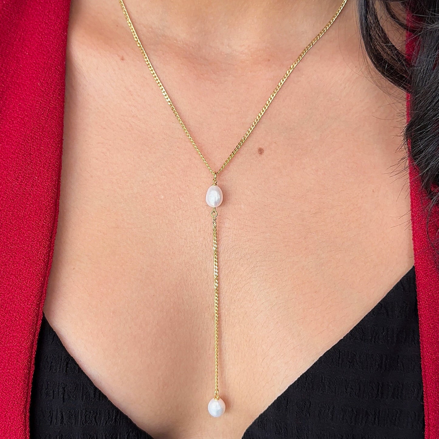 Lagoon Lariat Necklace