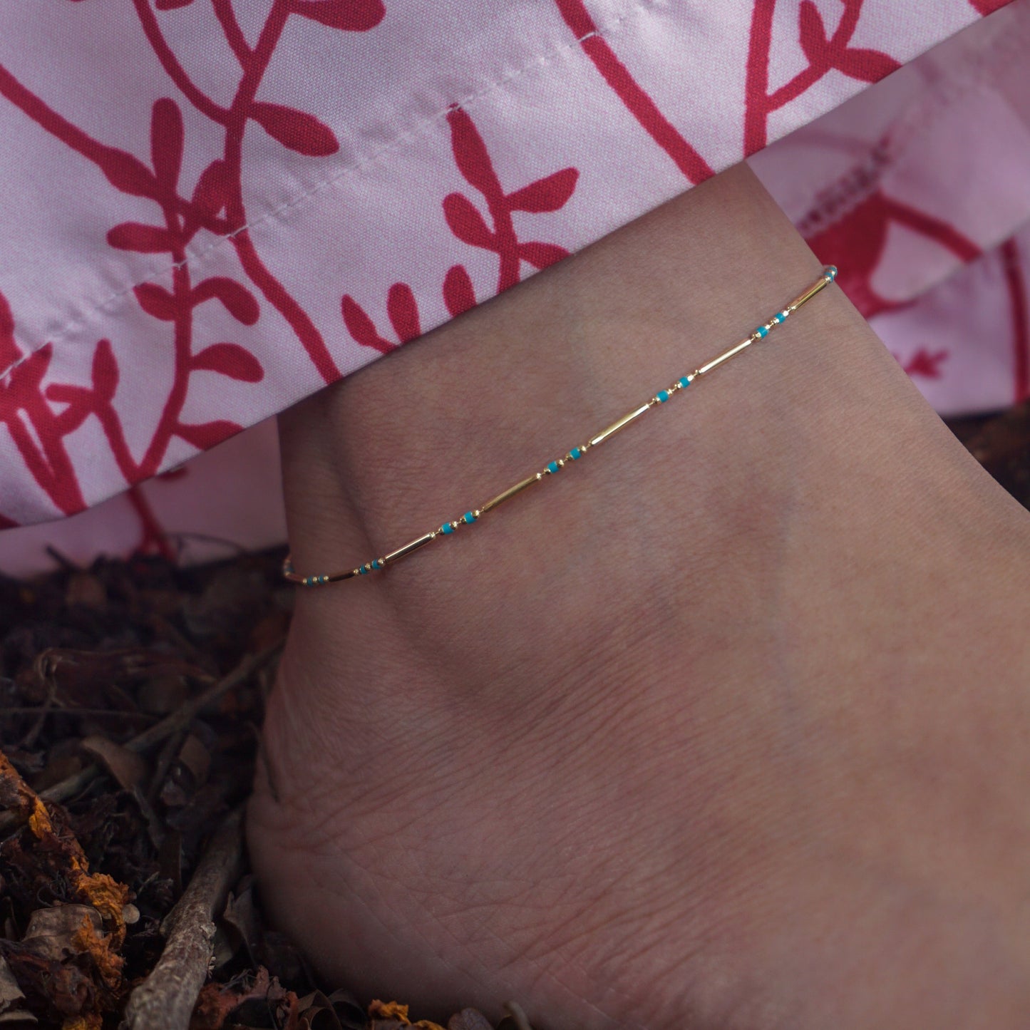 Naxos Blue Anklet