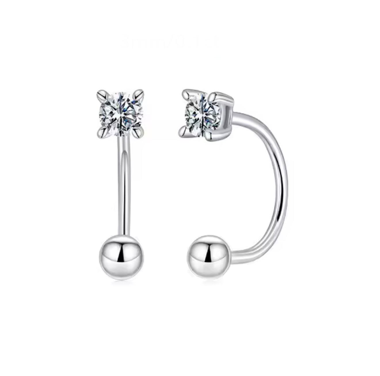 Eviana Moissanite Earrings