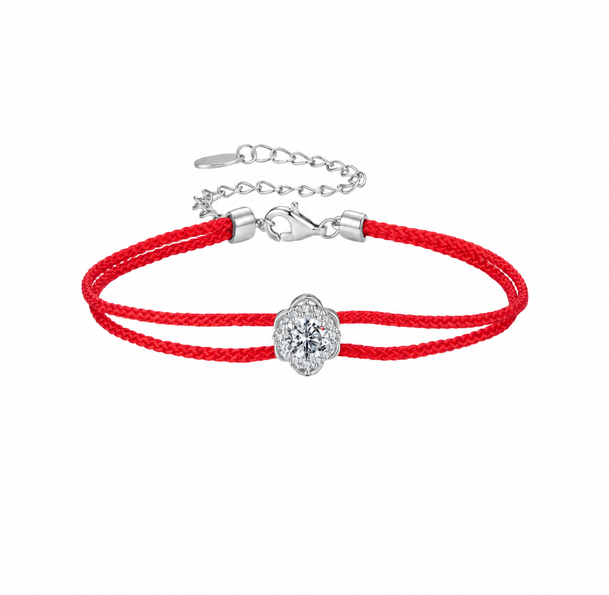 Vincentina Moissanite Braided Bracelet