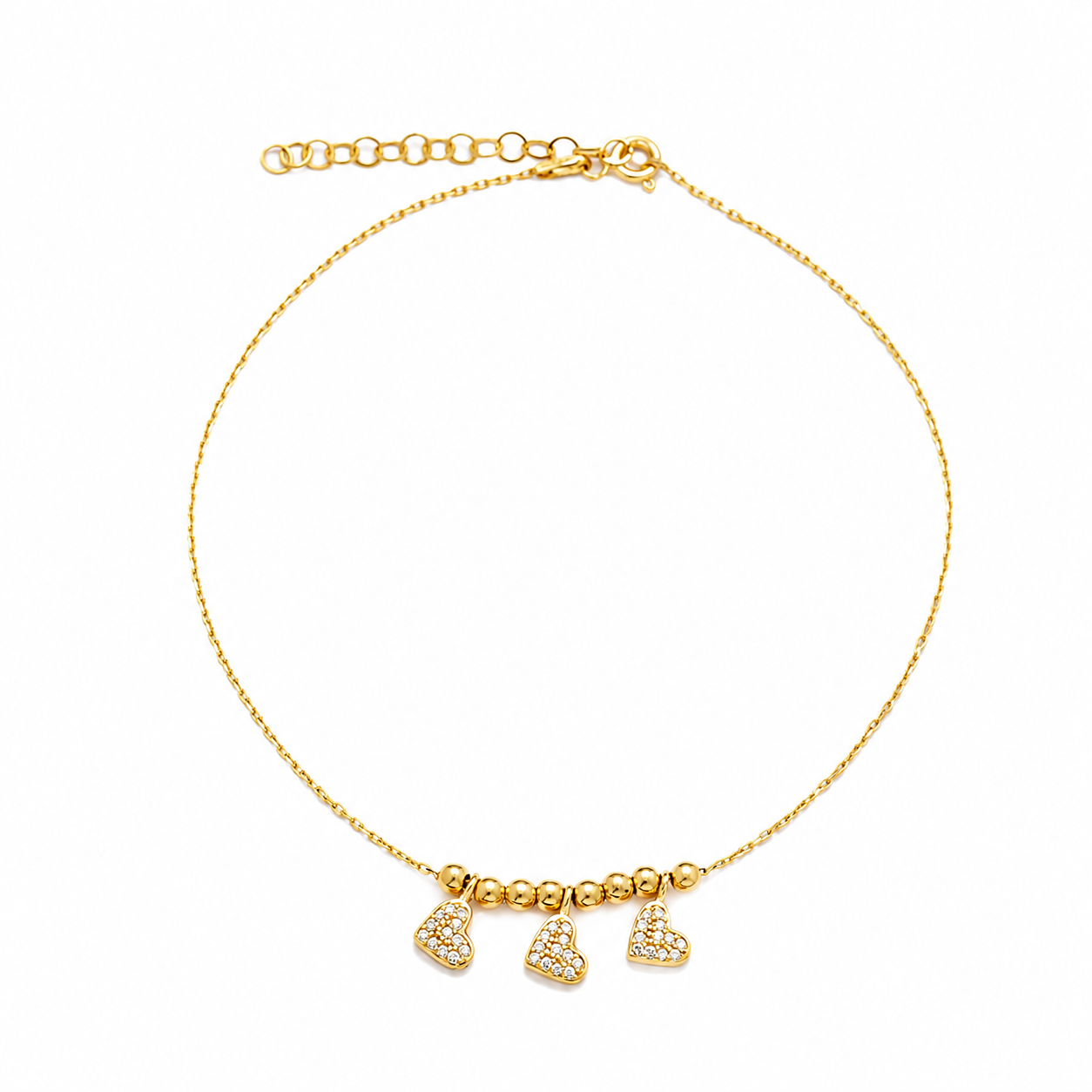 Elise Heart Anklet