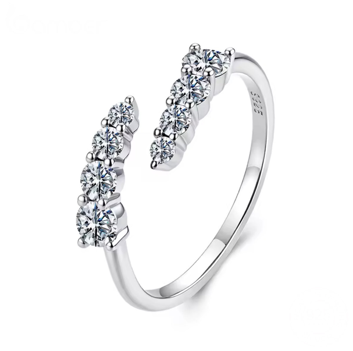 Alkina Moissanite Ring