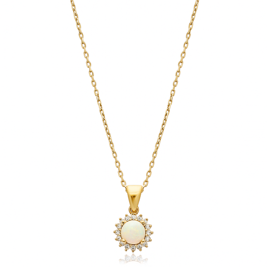 Andrea White Opal Necklace