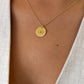 August Birth Month Flower Necklace - Poppy