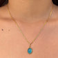 Anaya Aquamarine Quartz Necklace 2.0