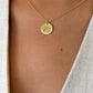 July Birth Month Flower Necklace - Waterlily